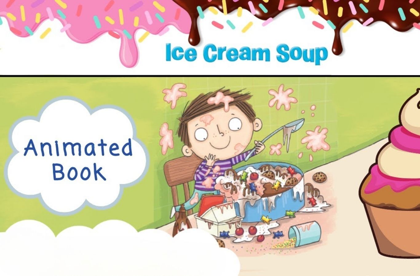 Sách tiếng Anh 5 tuổi cho trẻ em Ice Cream Soup